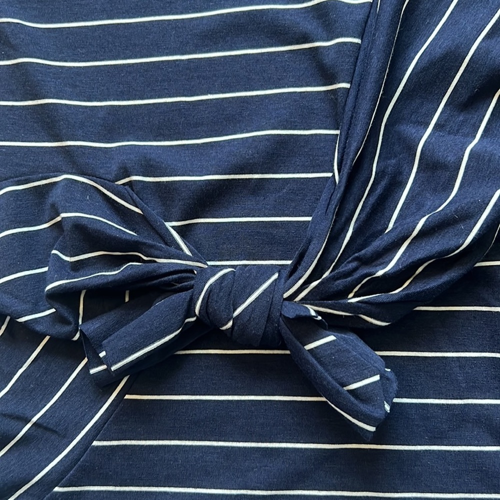 Geometric Lines T-shirt Navy Blue S - Picture 5 of 6